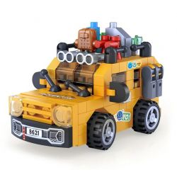 LOZ 8621 non  SUV bộ đồ chơi xếp lắp ráp ghép mô hình