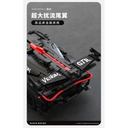 TAKUKI T2002 2002 non  NỌC ĐỘC ĐEN GTR bộ đồ chơi xếp lắp ráp ghép mô hình  DEVILPARSITE Kỹ Thuật Công Nghệ Cao Mô Hình Phương Tiện 2203 khối