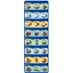 LWCK 60041 non  8 PHONG CÁCH ĐỂ THAY ĐỔI THEO Ý MUỐN bộ đồ chơi xếp lắp ráp ghép mô hình 259 khối