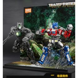 BLOKS 71147 non  TRANSFORMERS BEYOND COMBO PHIÊN BẢN OPTIMUS PRIME EX & CAPTAIN APE BEAST MODE DAYLIGHT EDITION bộ đồ chơi xếp lắp ráp ghép mô hình Movie & Game Phim Và Trò Chơi
