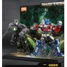 BLOKS 71147 non  TRANSFORMERS BEYOND COMBO PHIÊN BẢN OPTIMUS PRIME EX & CAPTAIN APE BEAST MODE DAYLIGHT EDITION bộ đồ chơi xếp lắp ráp ghép mô hình Movie & Game Phim Và Trò Chơi