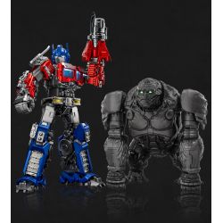 BLOKS 71147 non  TRANSFORMERS BEYOND COMBO PHIÊN BẢN OPTIMUS PRIME EX & CAPTAIN APE BEAST MODE DAYLIGHT EDITION bộ đồ chơi xếp lắp ráp ghép mô hình Movie & Game Phim Và Trò Chơi