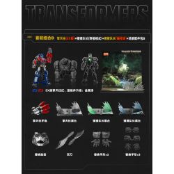 BLOKS 71147 non  TRANSFORMERS BEYOND COMBO PHIÊN BẢN OPTIMUS PRIME EX & CAPTAIN APE BEAST MODE DAYLIGHT EDITION bộ đồ chơi xếp lắp ráp ghép mô hình Movie & Game Phim Và Trò Chơi