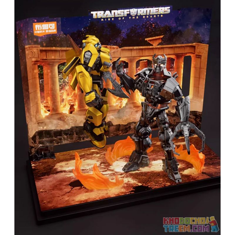 BLOKS 71146 non Lego TRANSFORMERS BEYOND COMBO BUMBLEBEE (BẢN EX) & TAI HỌA bộ đồ chơi xếp lắp ráp ghép mô hình Movie & Game Phim Và Trò Chơi