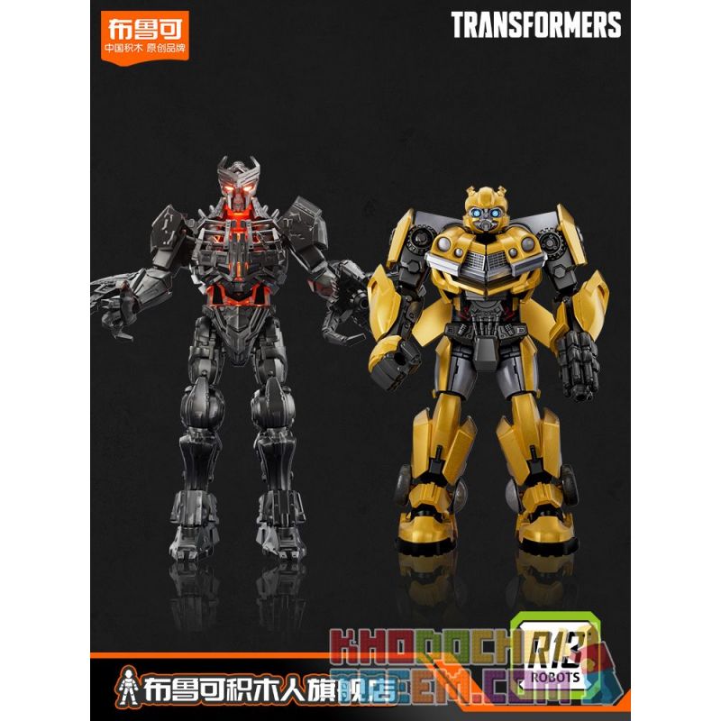BLOKS 71146 non  TRANSFORMERS BEYOND COMBO BUMBLEBEE (BẢN EX) & TAI HỌA bộ đồ chơi xếp lắp ráp ghép mô hình Movie & Game Phim Và Trò Chơi