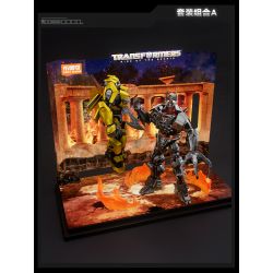 BLOKS 71146 non  TRANSFORMERS BEYOND COMBO BUMBLEBEE (BẢN EX) & TAI HỌA bộ đồ chơi xếp lắp ráp ghép mô hình Movie & Game Phim Và Trò Chơi