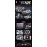 QIANMAI QM00034 00034 non  KOENIGSEGG tỷ lệ 1:10 bộ đồ chơi xếp lắp ráp ghép mô hình  SML 7PC ELECTRO Kỹ Thuật Công Nghệ Cao Mô Hình Phương Tiện 2086 khối