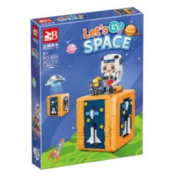 MASAHIRO 9093 non  HỘP VUI NHỘN KHÔNG GIAN bộ đồ chơi xếp lắp ráp ghép mô hình LET'S GO SPACE 861 khối