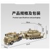 PanlosBrick 628015 Panlos Brick 628015 non  XE BỌC THÉP M1070 bộ đồ chơi xếp lắp ráp ghép mô hình Military Army M1070 ARMORED VEHICLE Quân Sự Bộ Đội 3482 khối