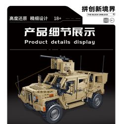 PanlosBrick 628013 Panlos Brick 628013 non  XE BỌC THÉP JLTV bộ đồ chơi xếp lắp ráp ghép mô hình Military Army Quân Sự Bộ Đội 2479 khối