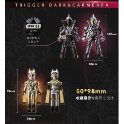 BLOKS 73404 non  ULTRA NAME BOOK HONOR EDITION HV-04 DARK ENCOUNTER PHIÊN BẢN ĐẶC BIỆT TELIGA & CALUMILA bộ đồ chơi xếp lắp ráp ghép mô hình Movie & Game Phim Và Trò Chơi