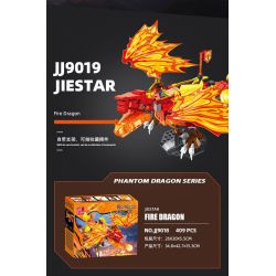 JIESTAR JJ9019 9019 non  RỒNG MA LỬA bộ đồ chơi xếp lắp ráp ghép mô hình FIRE DRAGON 409 khối