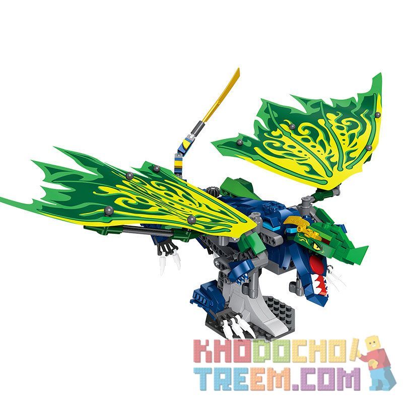 JIESTAR JJ9017 9017 non  MA LONG THẦN bộ đồ chơi xếp lắp ráp ghép mô hình LEGENDARY DRAGON 447 khối