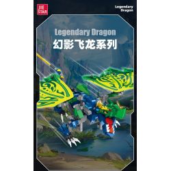 JIESTAR JJ9017 9017 non  MA LONG THẦN bộ đồ chơi xếp lắp ráp ghép mô hình LEGENDARY DRAGON 447 khối