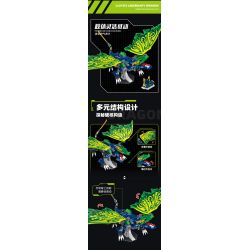 JIESTAR JJ9017 9017 non  MA LONG THẦN bộ đồ chơi xếp lắp ráp ghép mô hình LEGENDARY DRAGON 447 khối