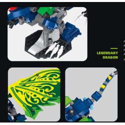 JIESTAR JJ9017 9017 non  MA LONG THẦN bộ đồ chơi xếp lắp ráp ghép mô hình LEGENDARY DRAGON 447 khối