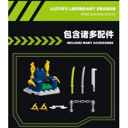JIESTAR JJ9017 9017 non  MA LONG THẦN bộ đồ chơi xếp lắp ráp ghép mô hình LEGENDARY DRAGON 447 khối