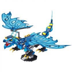 JIESTAR JJ9018 9018 non  RỒNG NƯỚC MA bộ đồ chơi xếp lắp ráp ghép mô hình WATER DRAGON 461 khối