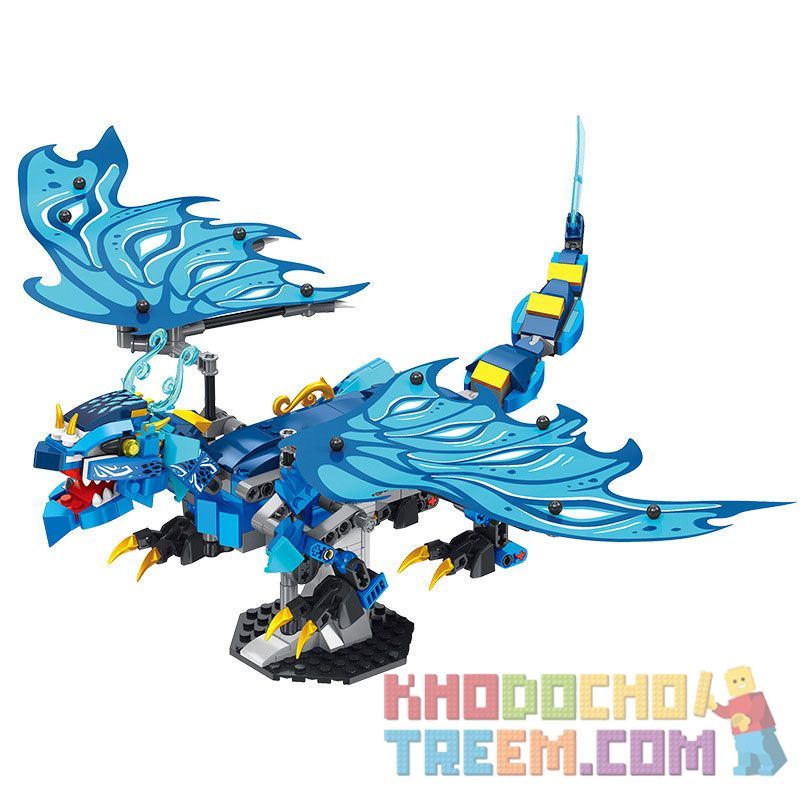 JIESTAR JJ9018 9018 non  RỒNG NƯỚC MA bộ đồ chơi xếp lắp ráp ghép mô hình WATER DRAGON 461 khối