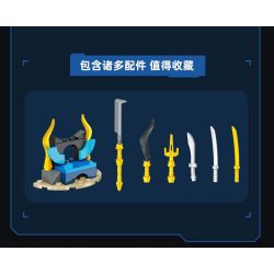JIESTAR JJ9018 9018 non  RỒNG NƯỚC MA bộ đồ chơi xếp lắp ráp ghép mô hình WATER DRAGON 461 khối