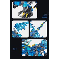 JIESTAR JJ9018 9018 non  RỒNG NƯỚC MA bộ đồ chơi xếp lắp ráp ghép mô hình WATER DRAGON 461 khối