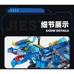 JIESTAR JJ9018 9018 non  RỒNG NƯỚC MA bộ đồ chơi xếp lắp ráp ghép mô hình WATER DRAGON 461 khối