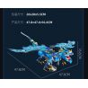 JIESTAR JJ9018 9018 non  RỒNG NƯỚC MA bộ đồ chơi xếp lắp ráp ghép mô hình WATER DRAGON 461 khối