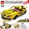 RUIZHIBEE 826 non  XE THỂ THAO GTR ĐUA TỐC ĐỘ bộ đồ chơi xếp lắp ráp ghép mô hình  DYNAMIC SENSATION Kỹ Thuật Công Nghệ Cao Mô Hình Phương Tiện 607 khối