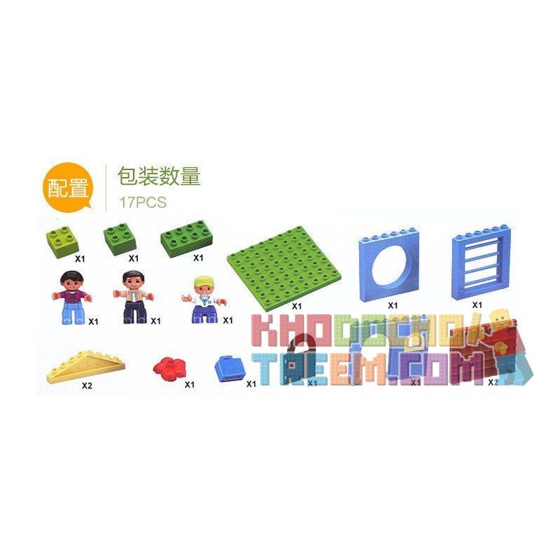 HYSTOYS HONGYUANSHENG AOLEDUOTOYS HG-1414 1414 HG1414 Xếp hình kiểu    Family House Căn Nhà Nhỏ 17 khối HYSTOYS HONGYUANSHENG AOLEDUOTOYS HG-1414 1414 HG1414 Xếp hình kiểu    Family House Căn Nhà Nhỏ 17 khối