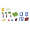 HYSTOYS HONGYUANSHENG AOLEDUOTOYS HG-1414 1414 HG1414 Xếp hình kiểu    Family House Căn Nhà Nhỏ 17 khối