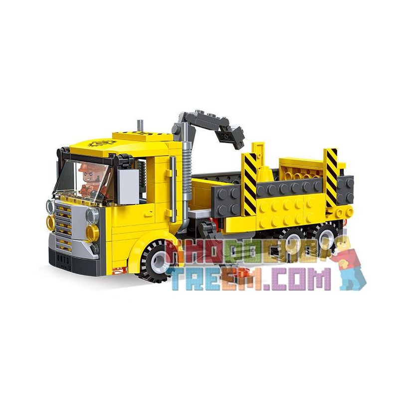 JIESTAR 51025 non Lego THÀNH PHỐ TOÀN CẦU XE TAY QUAY bộ đồ chơi xếp lắp ráp ghép mô hình City CITY GLOBAL SWING ARM CAR 232 khối