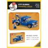 JIESTAR 51022 non  THÀNH PHỐ VŨ TRỤ TRAILER XÂY DỰNG bộ đồ chơi xếp lắp ráp ghép mô hình City CITY GLOBAL ENGINEERING TRAILER 215 khối