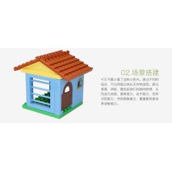HYSTOYS HONGYUANSHENG AOLEDUOTOYS HG-1414 1414 HG1414 Xếp hình kiểu    Family House Căn Nhà Nhỏ 17 khối HYSTOYS HONGYUANSHENG AOLEDUOTOYS HG-1414 1414 HG1414 Xếp hình kiểu    Family House Căn Nhà Nhỏ 17 khối
