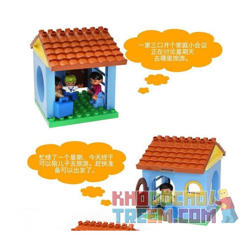 HYSTOYS HONGYUANSHENG AOLEDUOTOYS HG-1414 1414 HG1414 Xếp hình kiểu    Family House Căn Nhà Nhỏ 17 khối HYSTOYS HONGYUANSHENG AOLEDUOTOYS HG-1414 1414 HG1414 Xếp hình kiểu    Family House Căn Nhà Nhỏ 17 khối