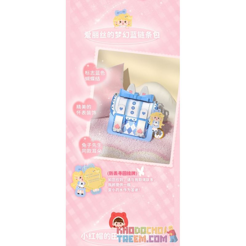 WEKKI 516913 non  TÚI CÔNG CHÚA RAPUNZEL bộ đồ chơi xếp lắp ráp ghép mô hình WEKKI 516913 non  TÚI CÔNG CHÚA RAPUNZEL bộ đồ chơi xếp lắp ráp ghép mô hình