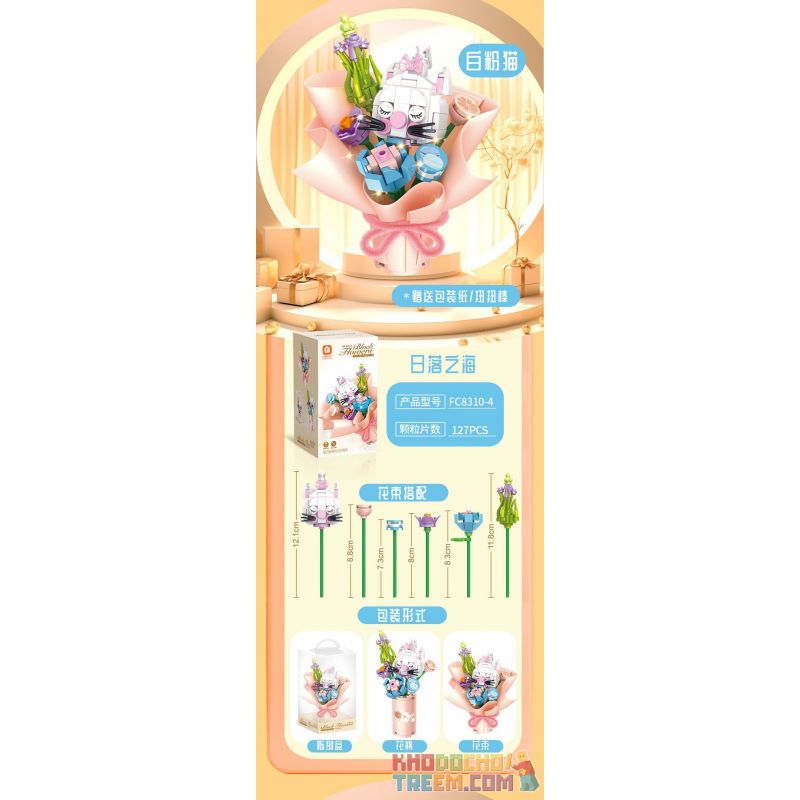 FORANGE FC8310 8310 non  NHẬT KÝ HUAJIAN PHẦN 2 6 PHONG CÁCH bộ đồ chơi xếp lắp ráp ghép mô hình Creator Sáng Tạo 738 khối