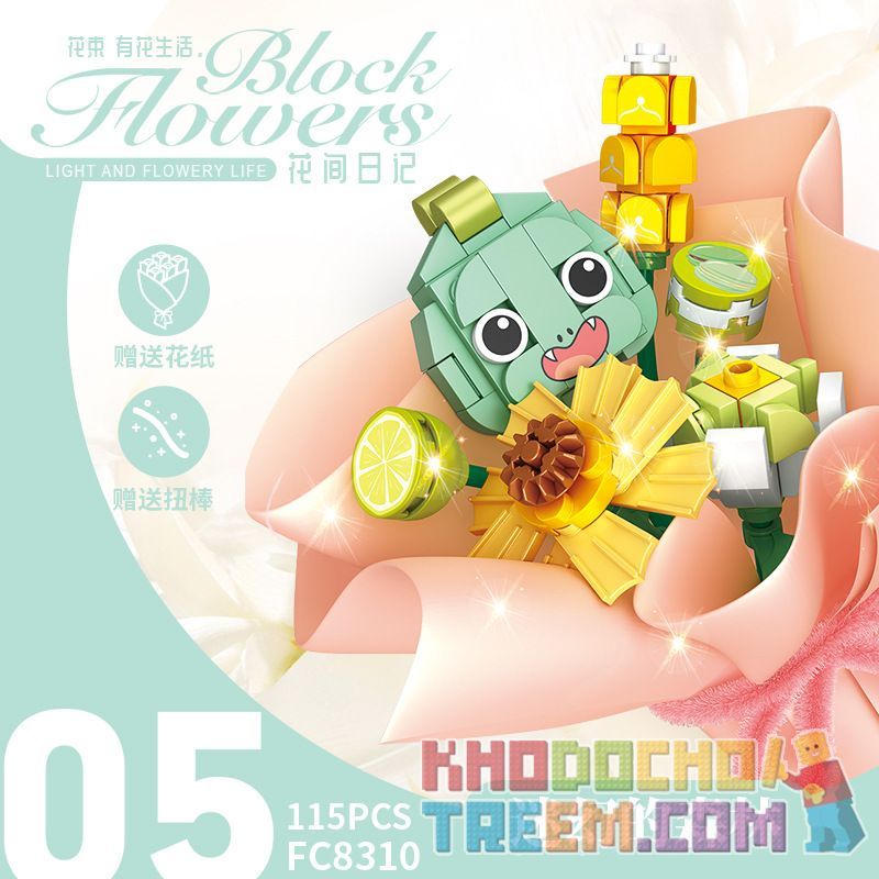 FORANGE FC8310 8310 non  NHẬT KÝ HUAJIAN PHẦN 2 6 PHONG CÁCH bộ đồ chơi xếp lắp ráp ghép mô hình Creator Sáng Tạo 738 khối