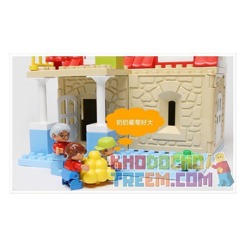 HYSTOYS HONGYUANSHENG AOLEDUOTOYS HG-1420 1420 HG1420 Xếp hình kiểu    Family House Nhà Bà Nội 42 khối HYSTOYS HONGYUANSHENG AOLEDUOTOYS HG-1420 1420 HG1420 Xếp hình kiểu    Family House Nhà Bà Nội 42 khối