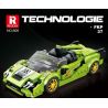 REOBRIX 806 non  XE THỂ THAO LAMBORGHINI SIAN FKP 37 bộ đồ chơi xếp lắp ráp ghép mô hình Speed Champions Racing Cars LAMBORGHINI SIÁN FKP 37 Đua Xe Công Thức 363 khối