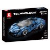 REOBRIX 805 non  XE THỂ THAO KOENIGSEGG AGERA bộ đồ chơi xếp lắp ráp ghép mô hình Speed Champions Racing Cars KOENIGSEGG AGERA BLUE Đua Xe Công Thức 327 khối