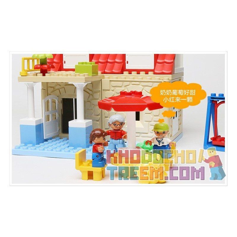 HYSTOYS HONGYUANSHENG AOLEDUOTOYS HG-1420 1420 HG1420 Xếp hình kiểu    Family House Nhà Bà Nội 42 khối HYSTOYS HONGYUANSHENG AOLEDUOTOYS HG-1420 1420 HG1420 Xếp hình kiểu    Family House Nhà Bà Nội 42 khối