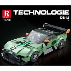 REOBRIX 798 non  XE THỂ THAO ASTON MARTIN DB12 bộ đồ chơi xếp lắp ráp ghép mô hình Speed Champions Racing Cars Đua Xe Công Thức 316 khối