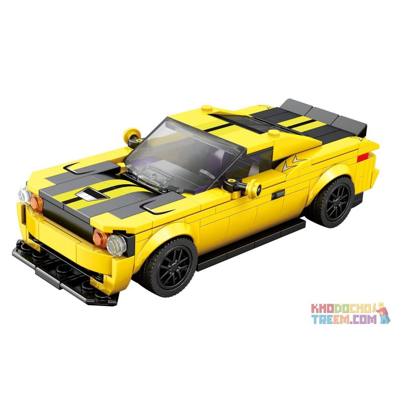 REOBRIX 796 non Lego XE THỂ THAO DODGE SRT bộ đồ chơi xếp lắp ráp ghép mô hình Speed Champions Racing Cars Đua Xe Công Thức 336 khối