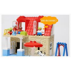 HYSTOYS HONGYUANSHENG AOLEDUOTOYS HG-1420 1420 HG1420 Xếp hình kiểu    Family House Nhà Bà Nội 42 khối HYSTOYS HONGYUANSHENG AOLEDUOTOYS HG-1420 1420 HG1420 Xếp hình kiểu    Family House Nhà Bà Nội 42 khối