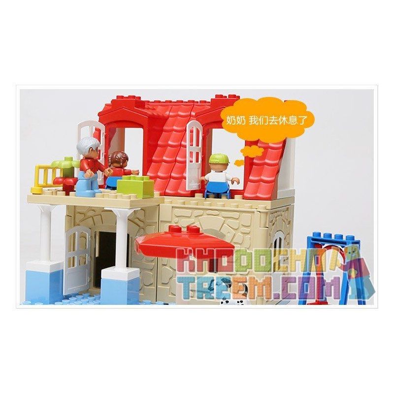 HYSTOYS HONGYUANSHENG AOLEDUOTOYS HG-1420 1420 HG1420 Xếp hình kiểu    Family House Nhà Bà Nội 42 khối HYSTOYS HONGYUANSHENG AOLEDUOTOYS HG-1420 1420 HG1420 Xếp hình kiểu    Family House Nhà Bà Nội 42 khối