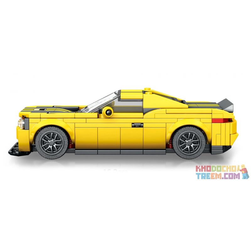 REOBRIX 796 non  XE THỂ THAO DODGE SRT bộ đồ chơi xếp lắp ráp ghép mô hình Speed Champions Racing Cars Đua Xe Công Thức 336 khối