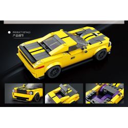 REOBRIX 796 non  XE THỂ THAO DODGE SRT bộ đồ chơi xếp lắp ráp ghép mô hình Speed Champions Racing Cars Đua Xe Công Thức 336 khối