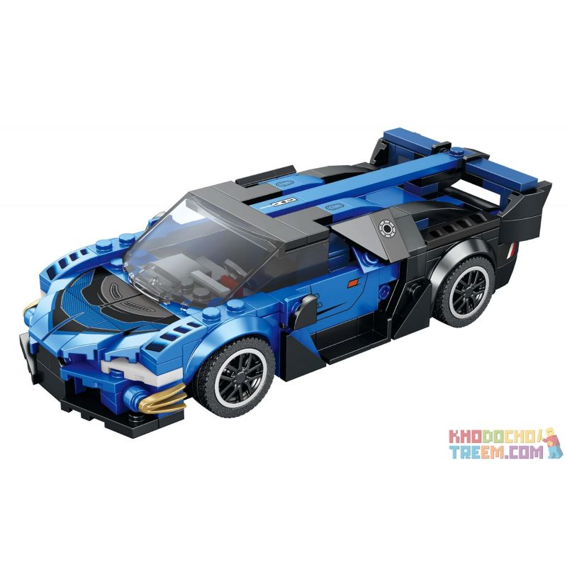 REOBRIX 795 non Lego XE THỂ THAO BUGATTI VISION GT bộ đồ chơi xếp lắp ráp ghép mô hình Speed Champions Racing Cars Đua Xe Công Thức 356 khối