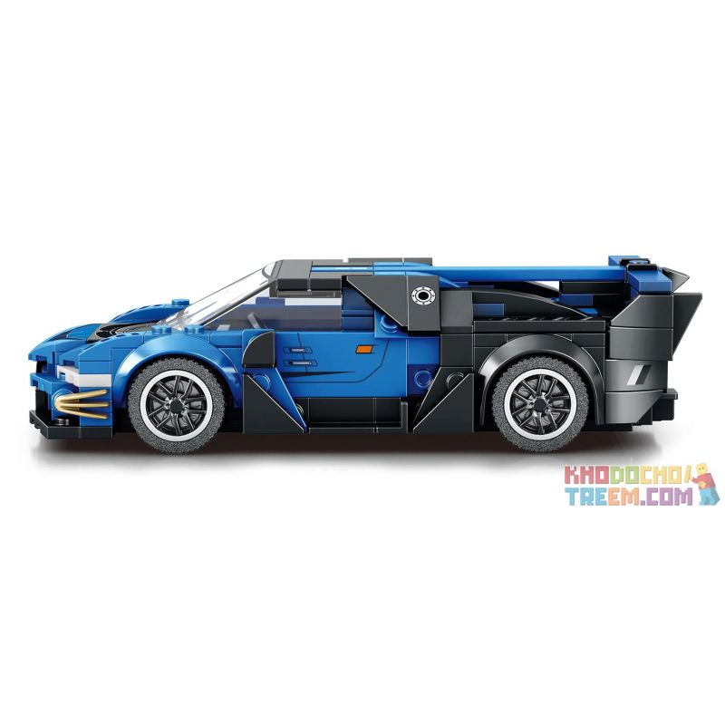 REOBRIX 795 non  XE THỂ THAO BUGATTI VISION GT bộ đồ chơi xếp lắp ráp ghép mô hình Speed Champions Racing Cars Đua Xe Công Thức 356 khối