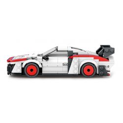 REOBRIX 792 non  XE ĐUA PORSCHE 935 bộ đồ chơi xếp lắp ráp ghép mô hình Speed Champions Racing Cars Đua Xe Công Thức 346 khối